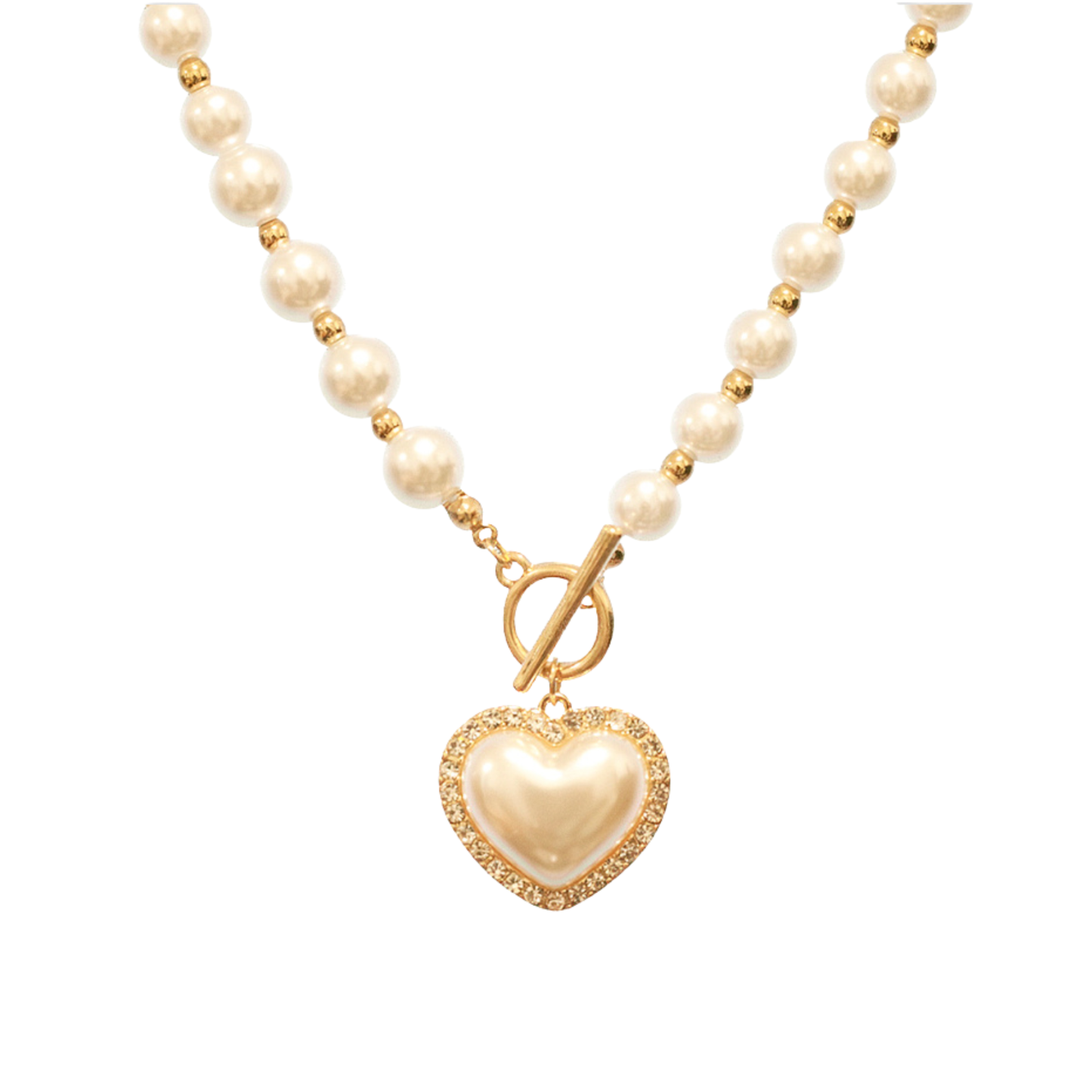 Pearl Heart Necklace