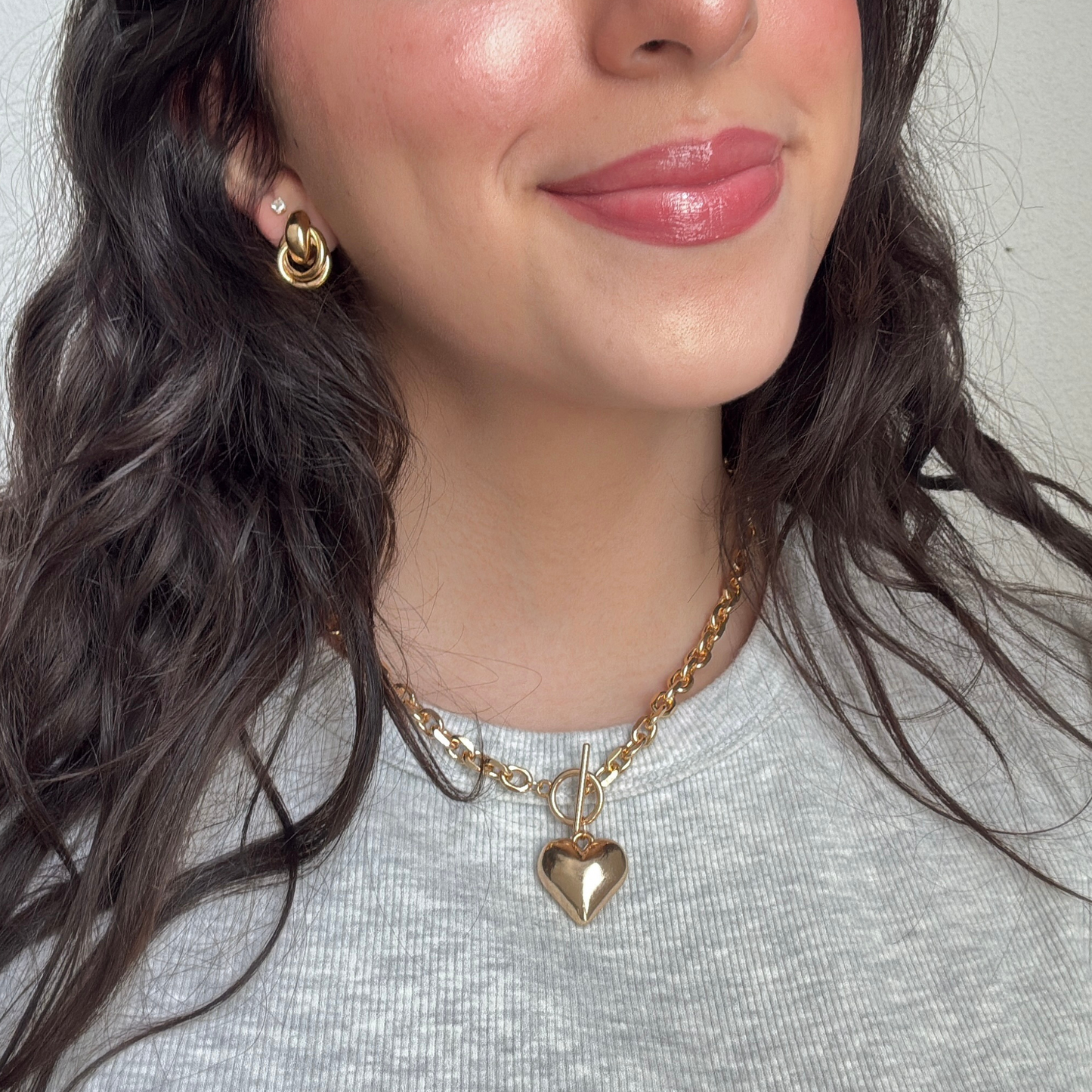 Chunky Heart Necklace