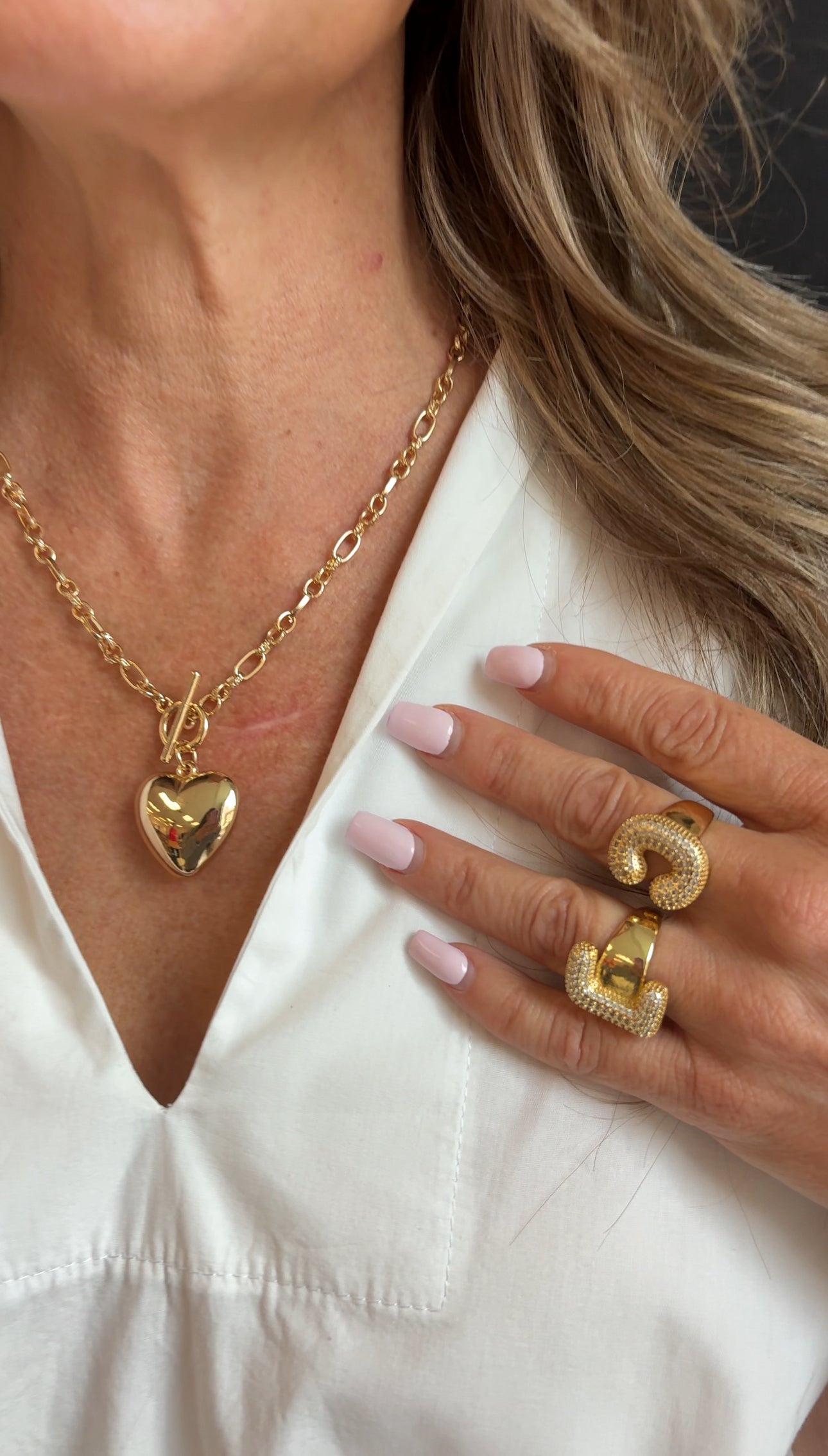 Chunky Heart Necklace