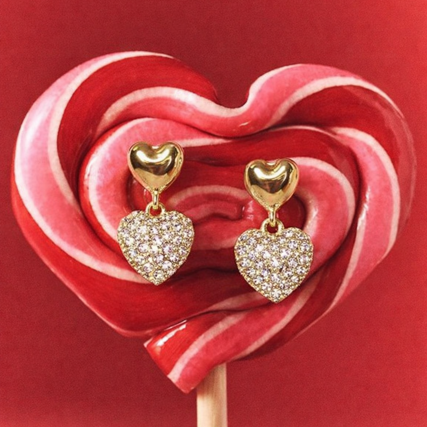 Girly Hearts Earrings