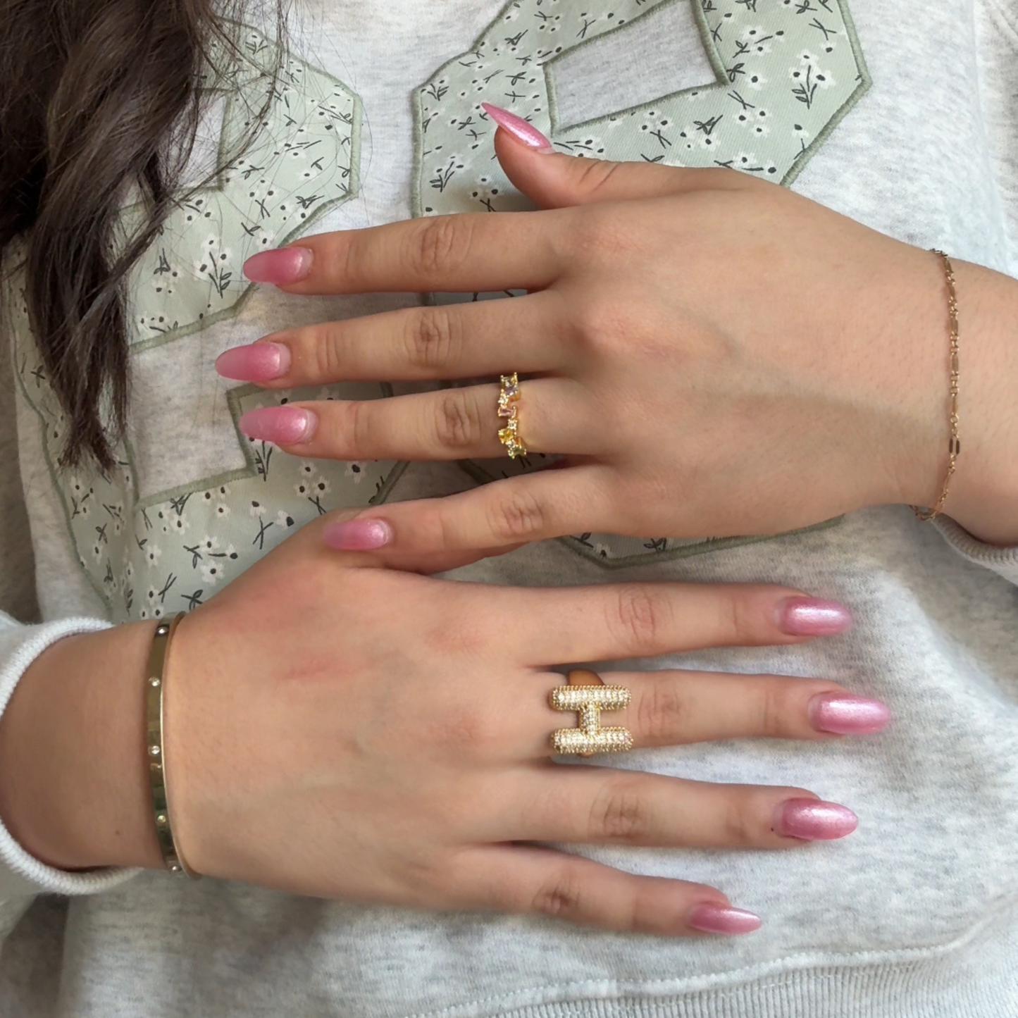Gold Bling Bangle
