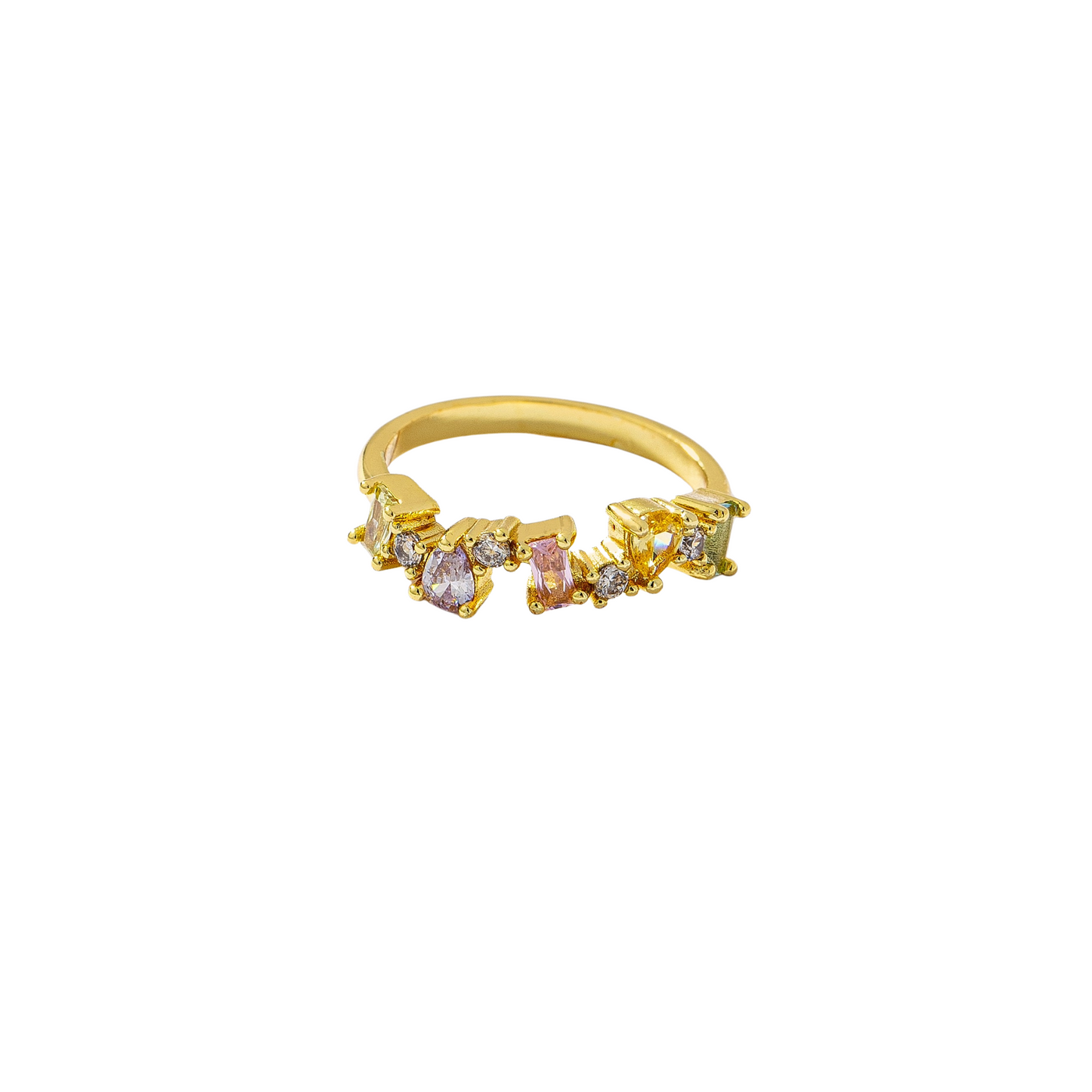 Multicolor Gold Ring