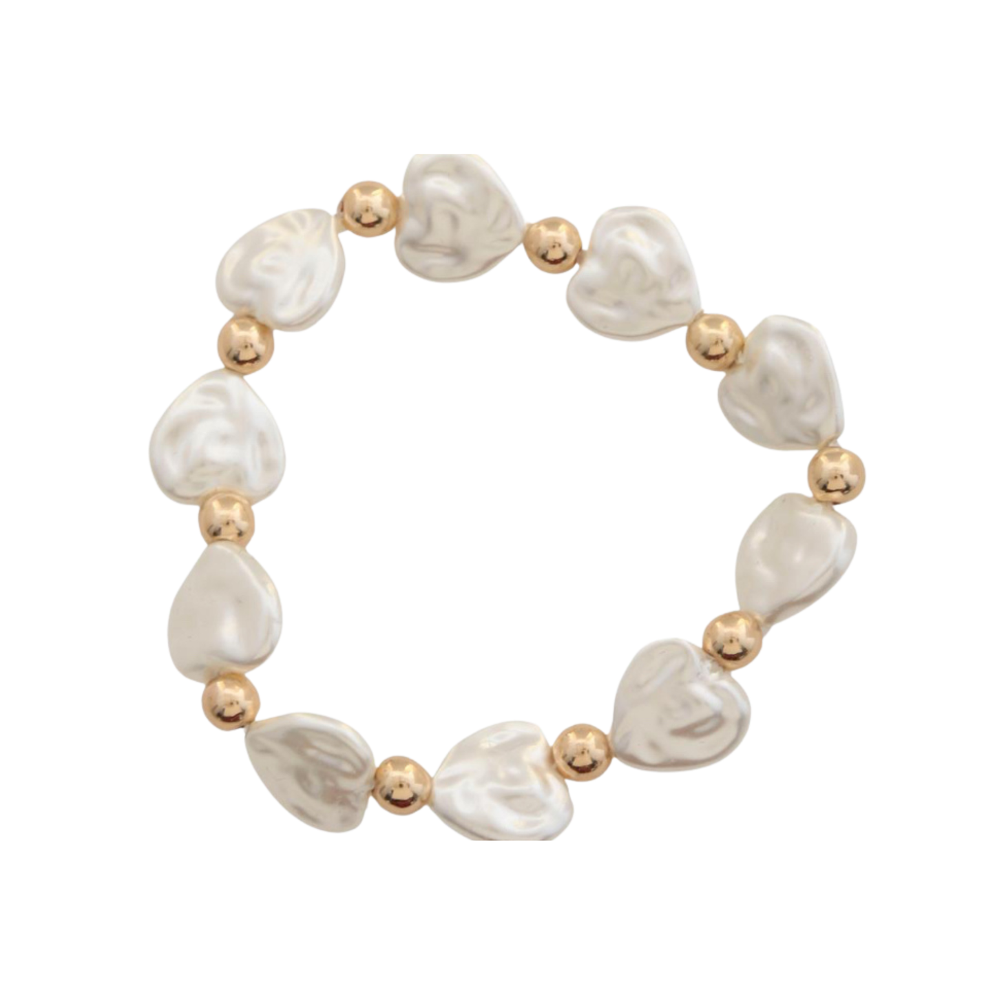 Pearly Hearts Bracelet