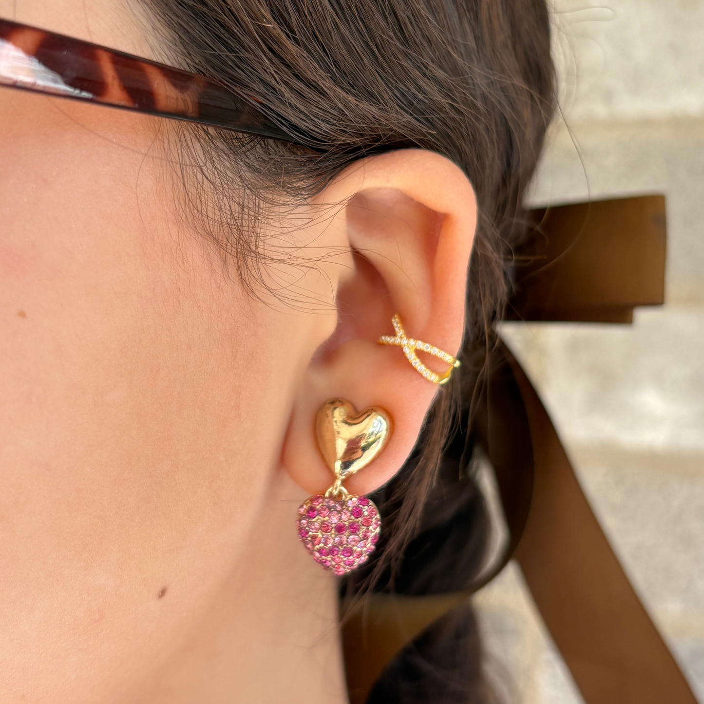 Girly Hearts Earrings